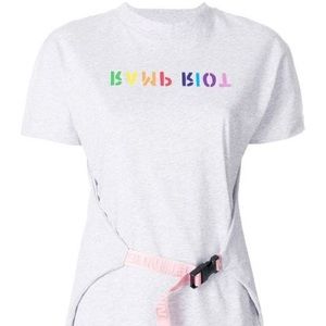 Palm angels belted tshirt